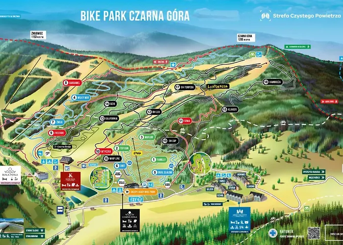 アパート Bike Park & Czarna Gora *
